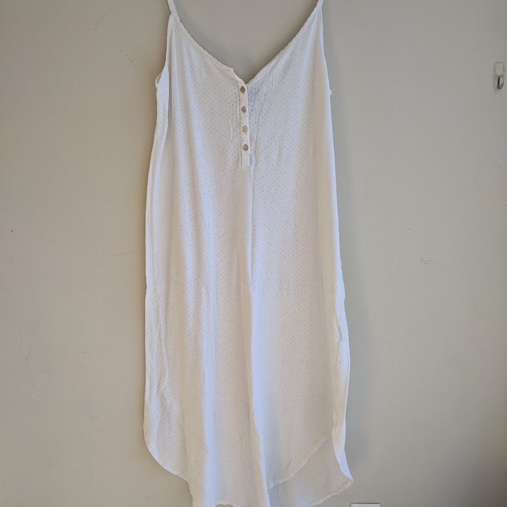 Pointelle Organic Cotton HATCH Collection Nightgown Nursing Nightie